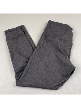 Lululemon Align High Rise Cropped Leggings Women’s 10 Gray Active Yoga Pocket